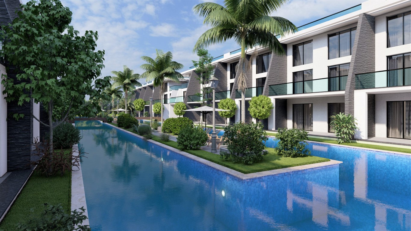 Project of a modern residential complex in Northern Cyprus in the area of Famagusta, apartment layout 1+1, 2+1 - Umbrella Group - Photo 15