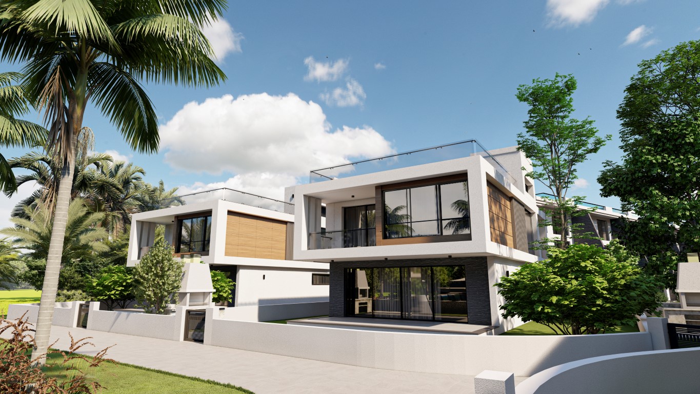 Project of a modern residential complex in Northern Cyprus in the area of Famagusta, apartment layout 1+1, 2+1 - Umbrella Group - Photo 6