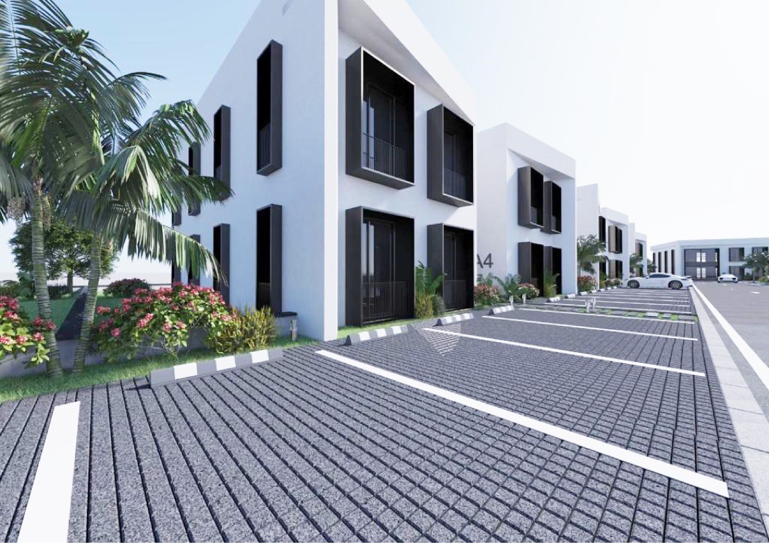 Project of a modern residential complex in Northern Cyprus, apartment layout 2+1, 4+1 - Umbrella Group - Photo 8