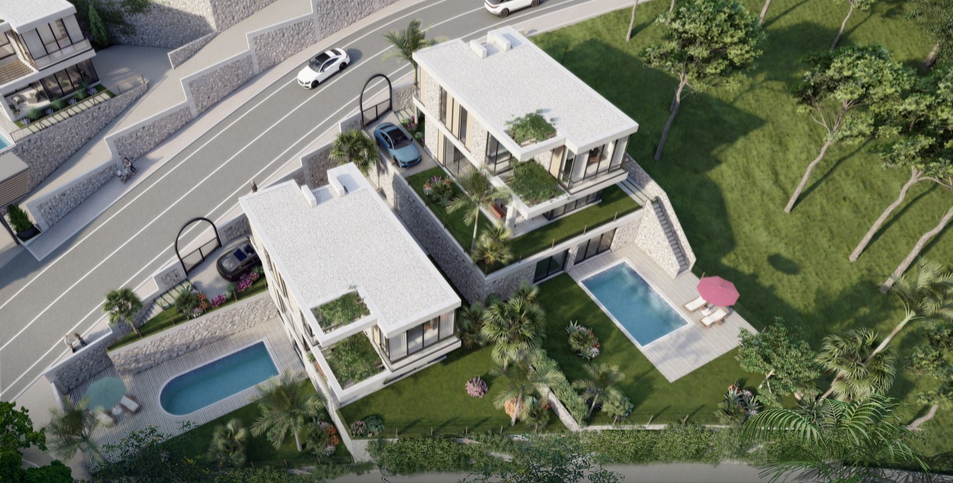 Villa complex 3+1 in Bodrum, with own swimming pool - Umbrella Group - Photo 11
