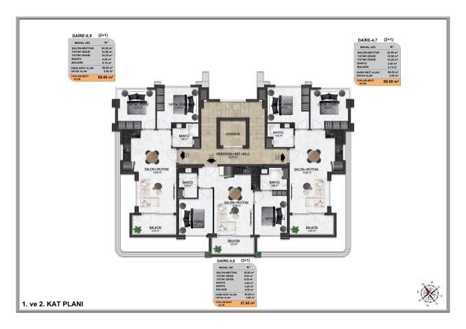 New project under construction with various layouts, Oba district - Umbrella Group - Photo 28