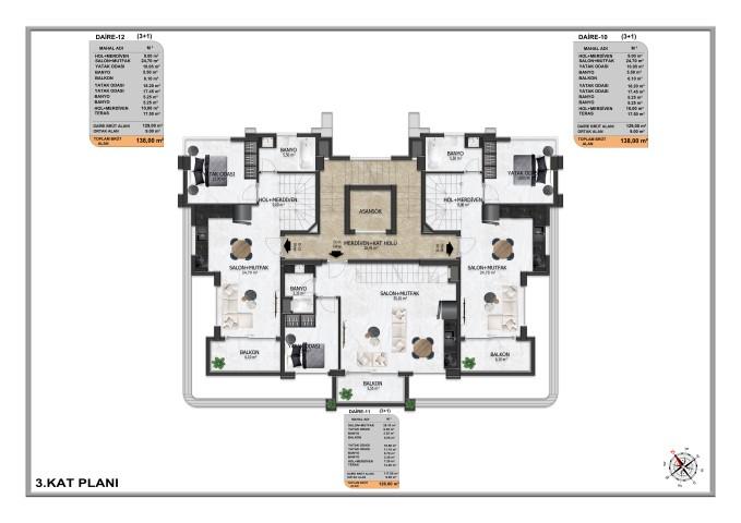 New project under construction with various layouts, Oba district - Umbrella Group - Photo 29