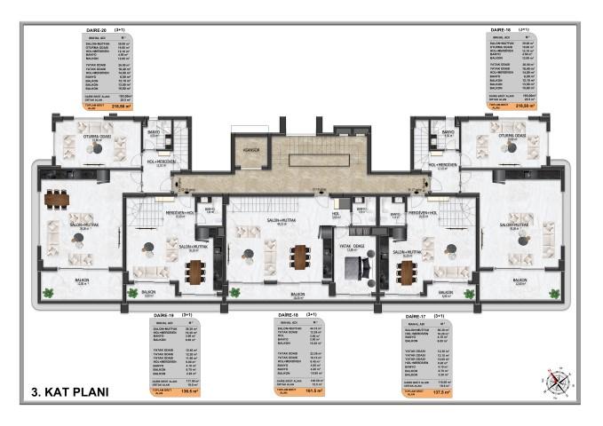 New project in Oba district with modern infrastructure and plans 1+1, 2+1 and 3+1 - Umbrella Group - Photo 38