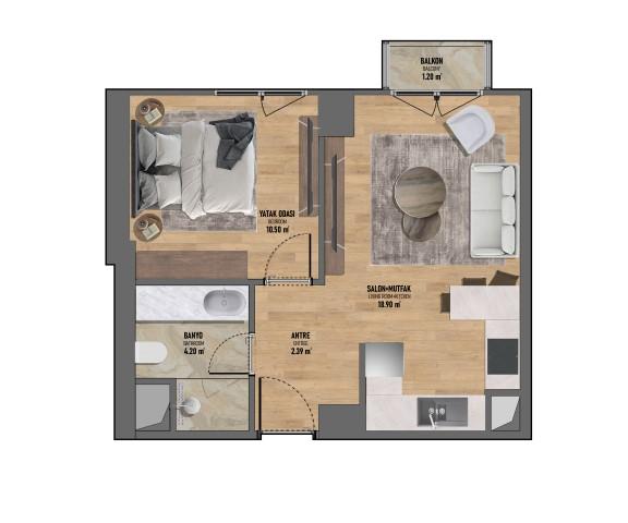 New high-rise residence located on the Asian side of Istanbul, Fikirtepe district - Umbrella Group - Photo 22