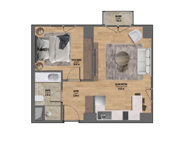 New high-rise residence located on the Asian side of Istanbul, Fikirtepe district - Umbrella Group - Photo 23