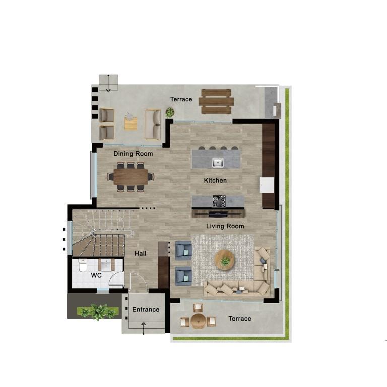 Construction of villas with infrastructure in Northern Cyprus, with 3+1 and 4+1 apartments - Umbrella Group - Photo 17