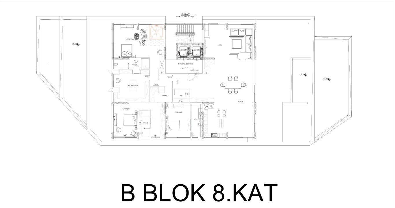 New project in modern style in Northern Cyprus, Kyrenia, with plans 1+1, 2+1 and 3+1 - Umbrella Group - Photo 29
