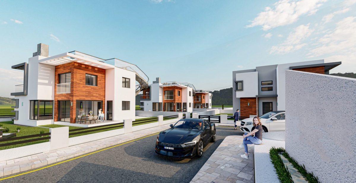 Design of new villas in Northern Cyprus with 3+1 apartments with a floor area of 195 m2, district of Iskele - Umbrella Group - Photo 2