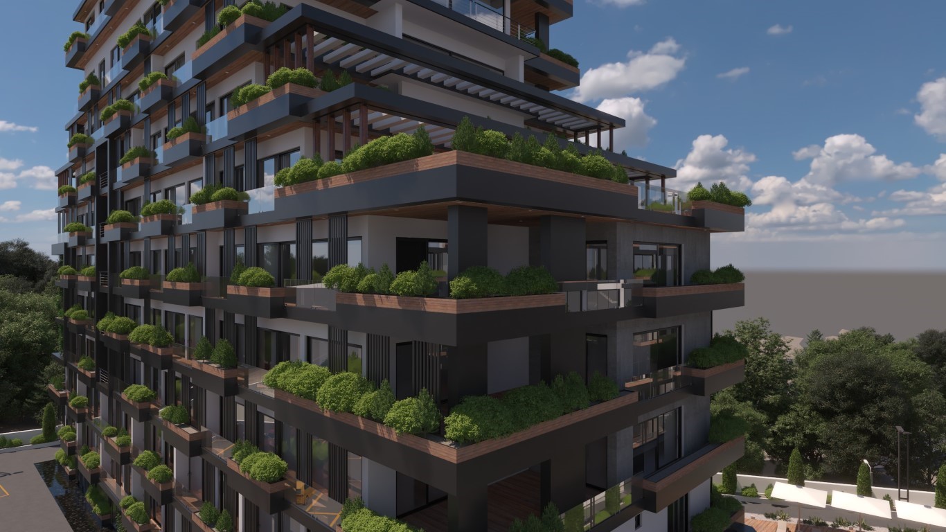 New project in modern style in Northern Cyprus, Kyrenia, with plans 1+1, 2+1 and 3+1 - Umbrella Group - Photo 7