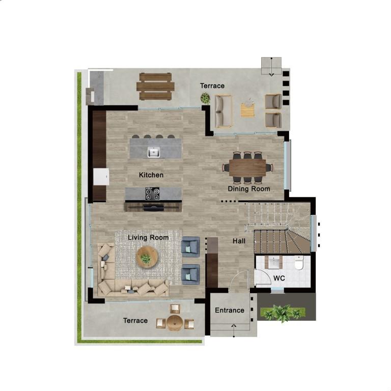 Construction of villas with infrastructure in Northern Cyprus, with 3+1 and 4+1 apartments - Umbrella Group - Photo 18