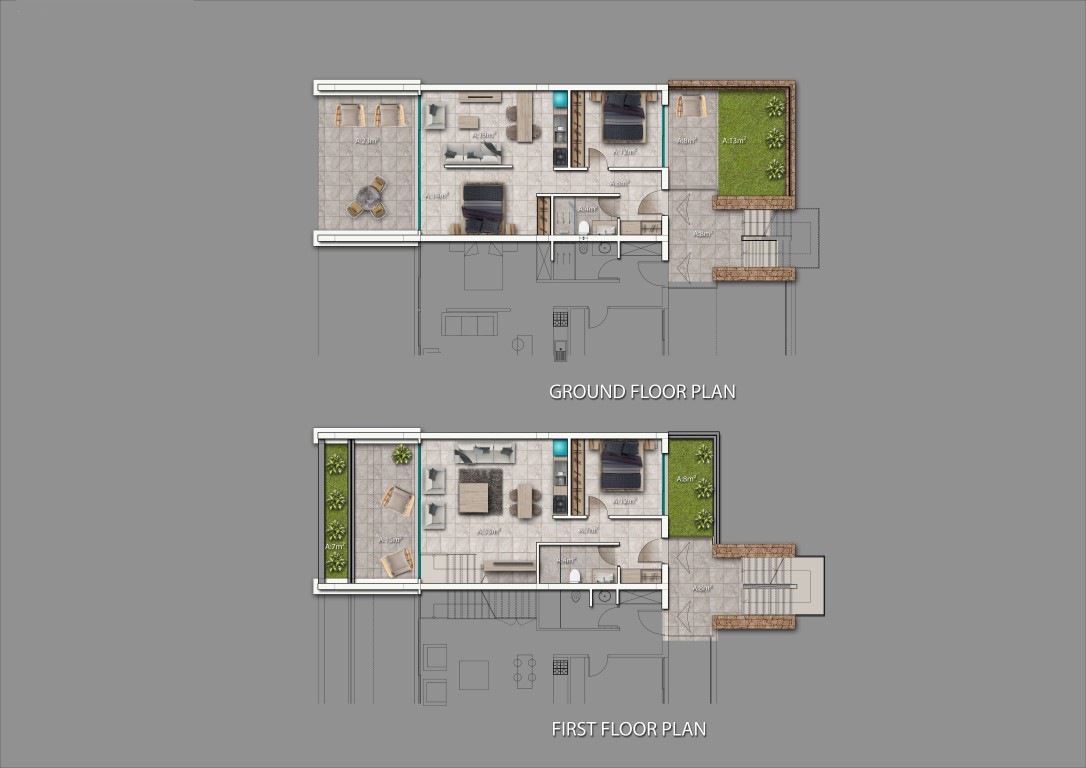 Villa complex located in Kyrenia, on the coast of the Mediterranean Sea - Umbrella Group - Photo 19