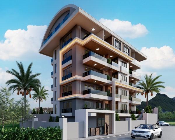New project of residential complex in Alanya, Jikjilli district, different types - 1+1, 2+1 and 3+1 - Umbrella Group - Photo 3