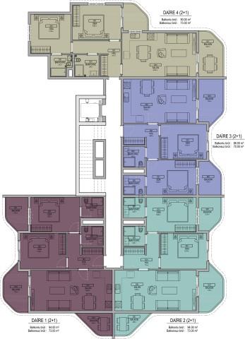 New residential complex in Gazipash, with 1+1, 2+1, 3+1 apartments - Umbrella Group - Photo 23