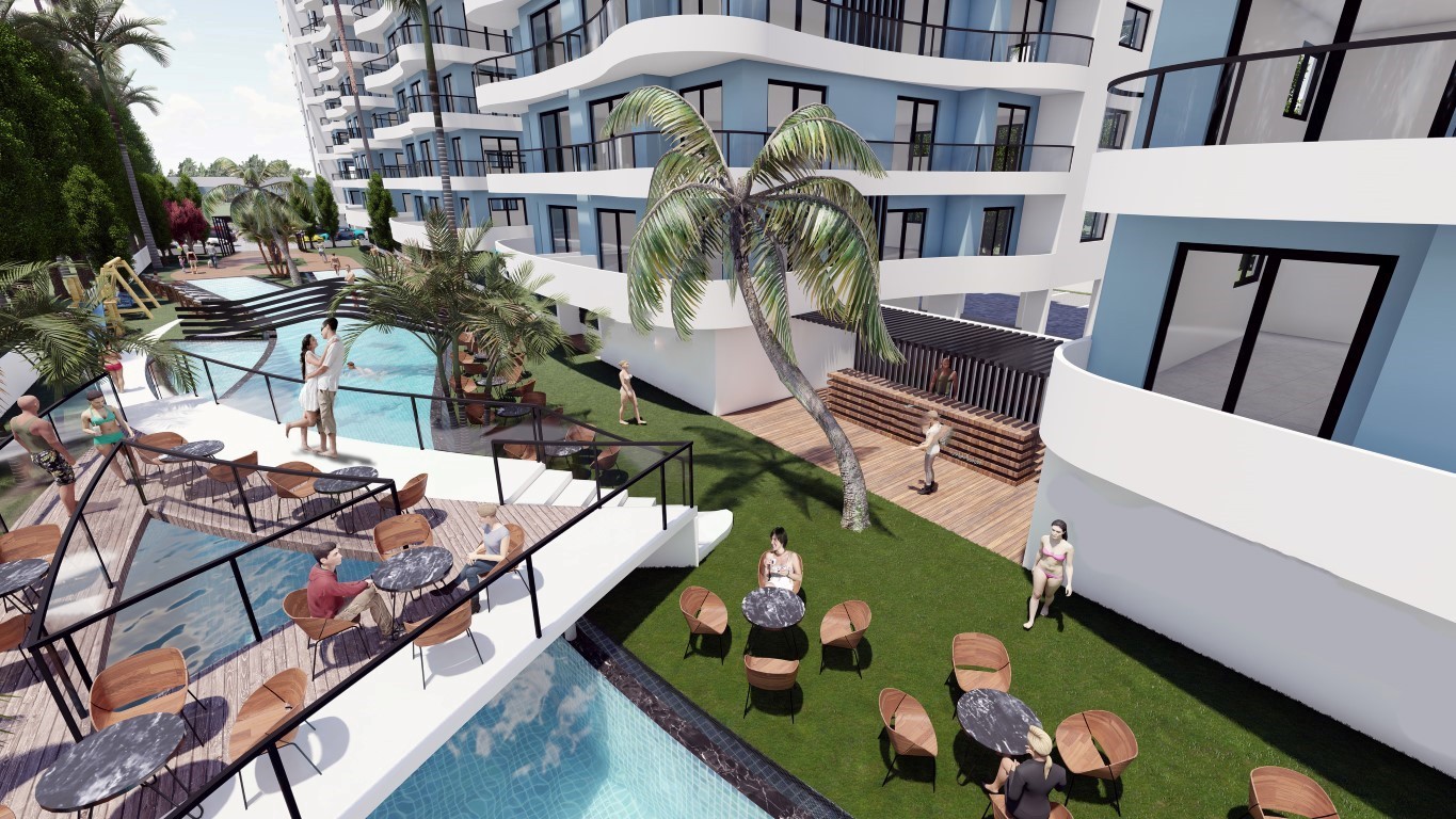 New high-rise residential complex in Northern Cyprus, with 2+1 and 3+1 apartments, Tatlisu district - Umbrella Group - Photo 20
