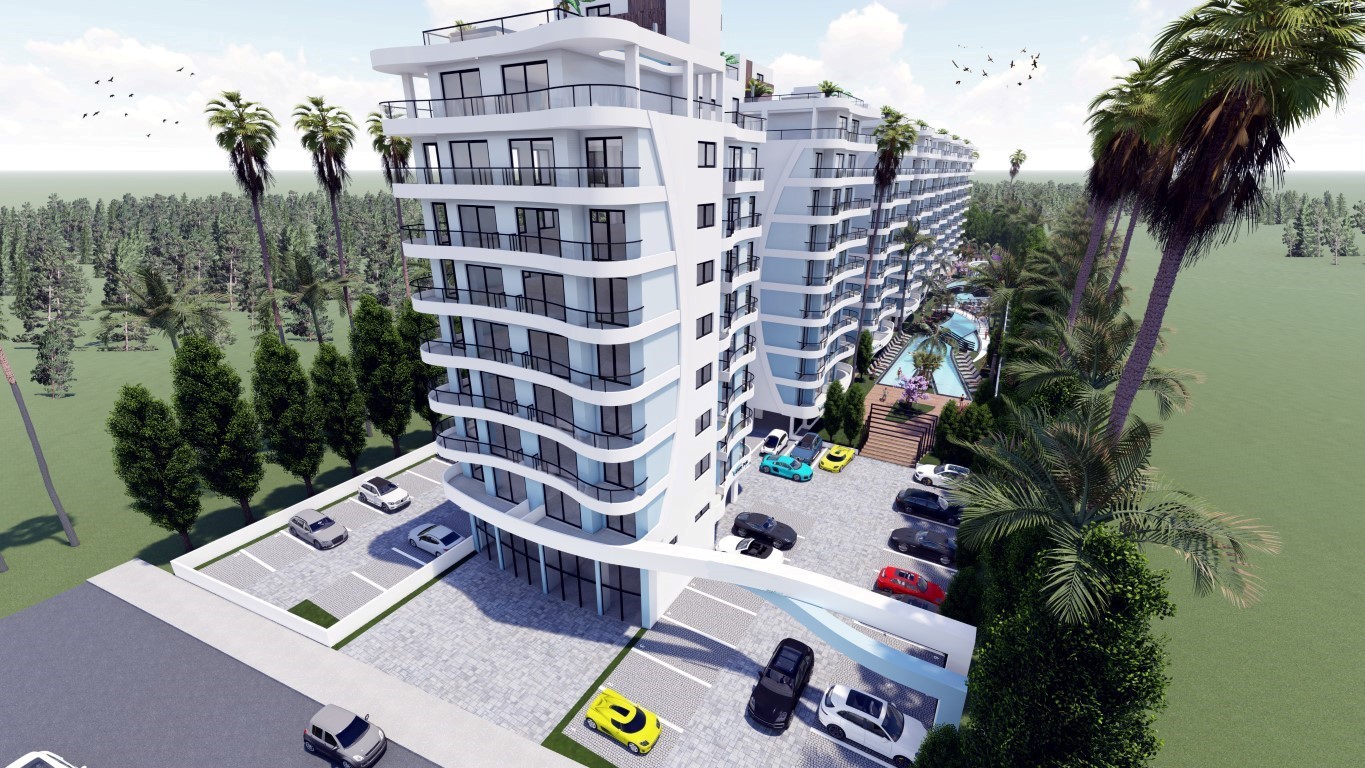 New high-rise residential complex in Northern Cyprus, with 2+1 and 3+1 apartments, Tatlisu district - Umbrella Group - Photo 10