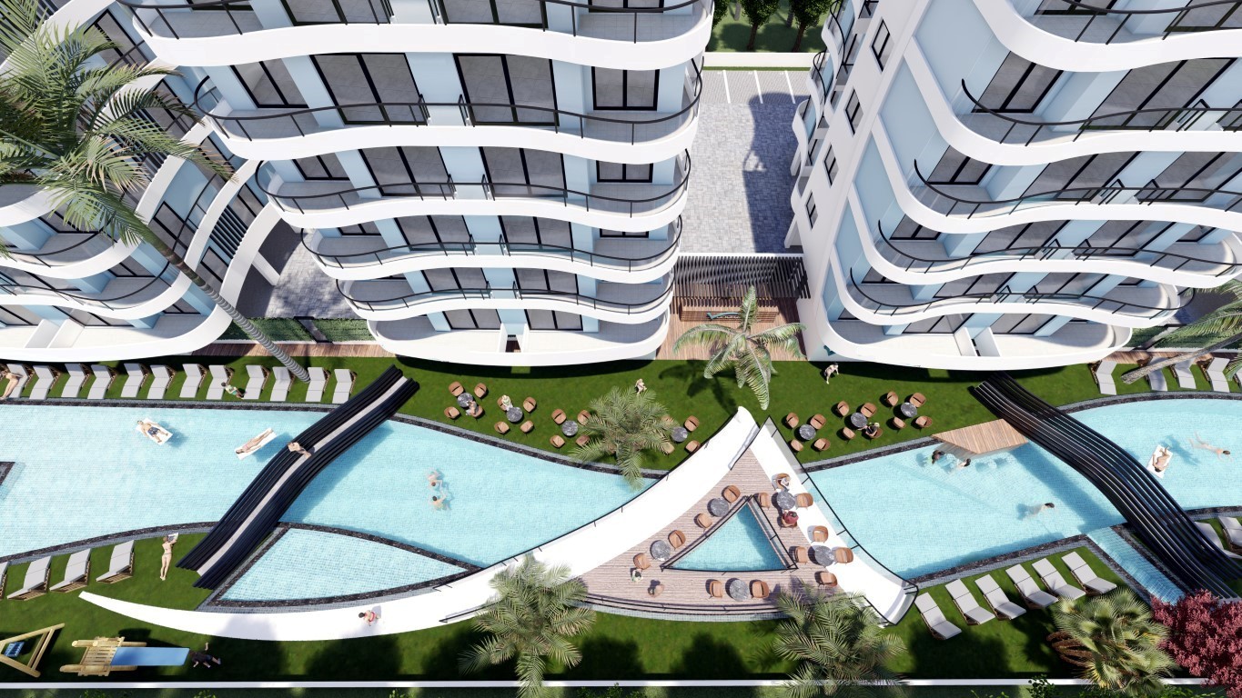 New high-rise residential complex in Northern Cyprus, with 2+1 and 3+1 apartments, Tatlisu district - Umbrella Group - Photo 14