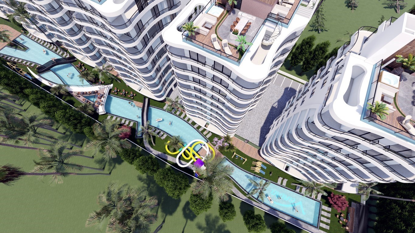 New high-rise residential complex in Northern Cyprus, with 2+1 and 3+1 apartments, Tatlisu district - Umbrella Group - Photo 7