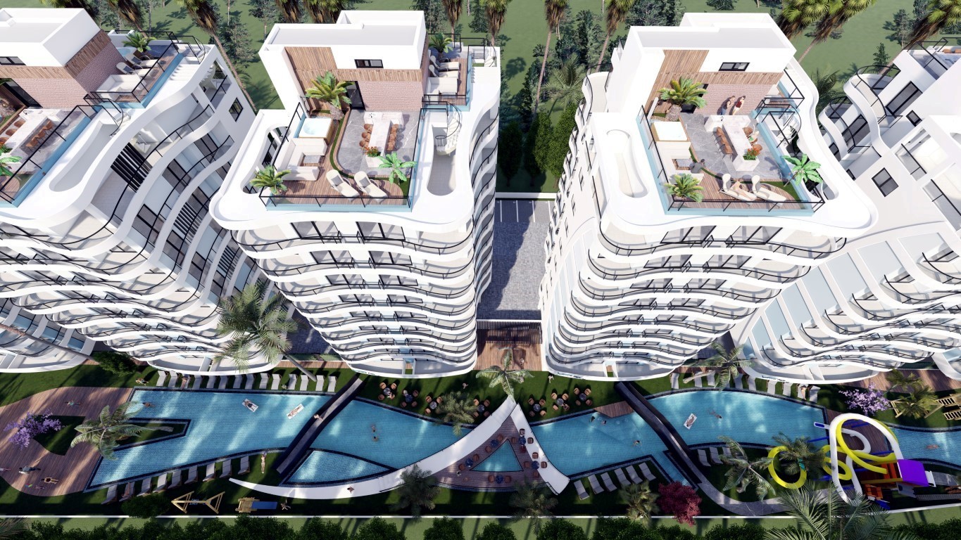 New high-rise residential complex in Northern Cyprus, with 2+1 and 3+1 apartments, Tatlisu district - Umbrella Group - Photo 8