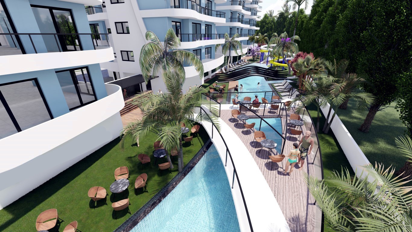 New high-rise residential complex in Northern Cyprus, with 2+1 and 3+1 apartments, Tatlisu district - Umbrella Group - Photo 18