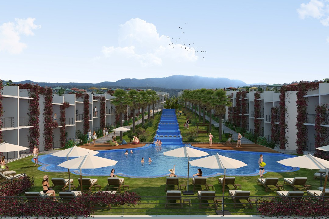 New project in Northern Cyprus elite class apartment floor plan 35 m2 - Umbrella Group - Photo 3