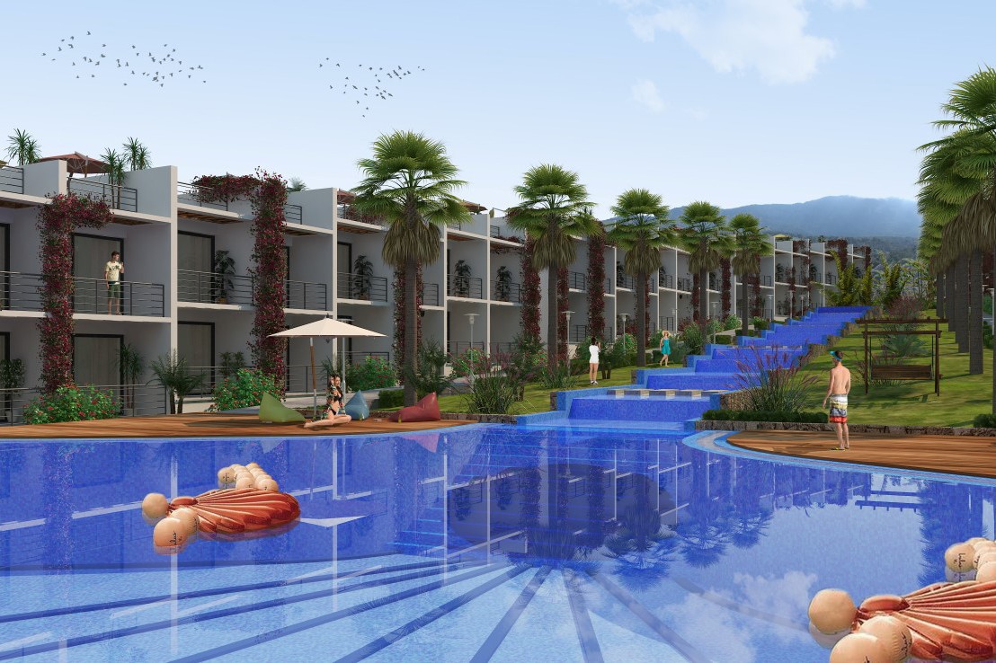 New project in Northern Cyprus elite class apartment floor plan 35 m2 - Umbrella Group - Photo 11