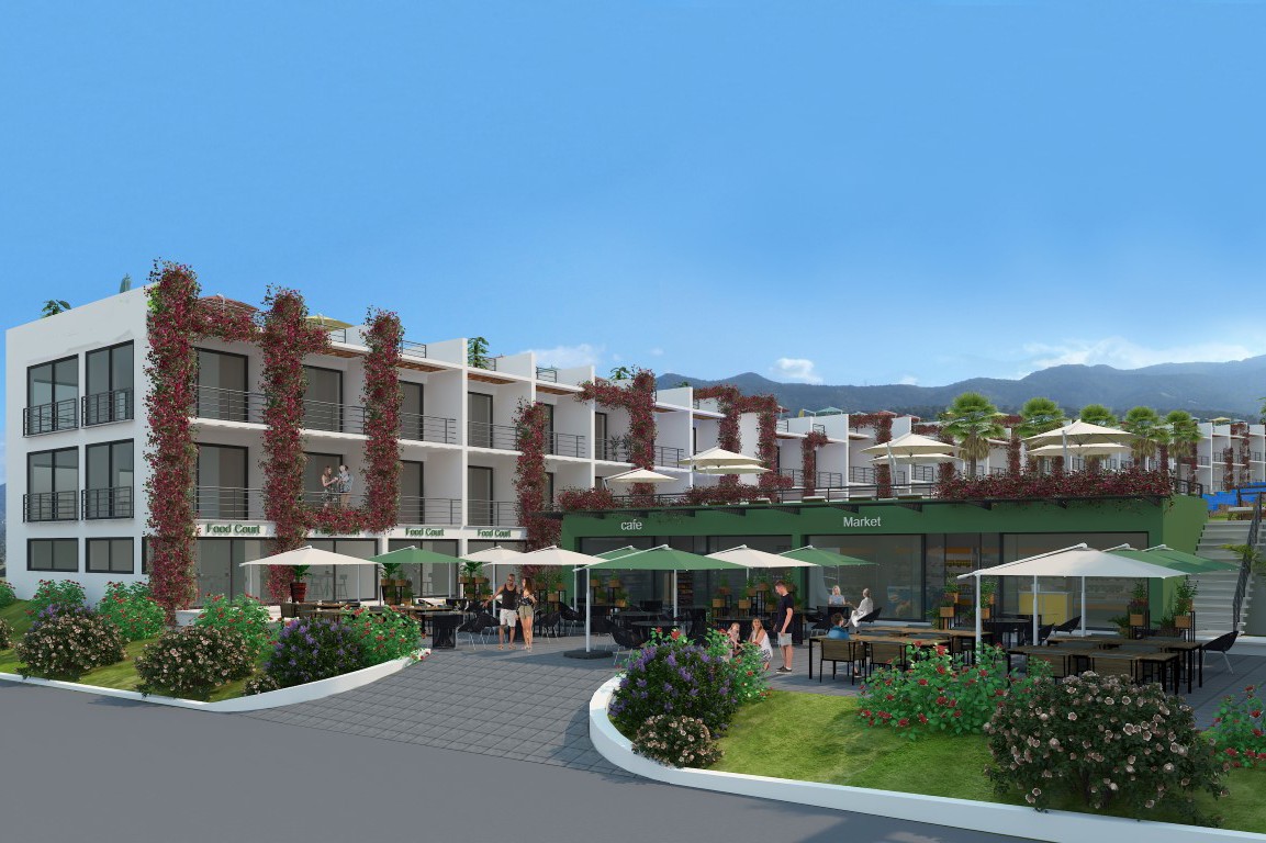 New project in Northern Cyprus elite class apartment floor plan 35 m2 - Umbrella Group - Photo 8