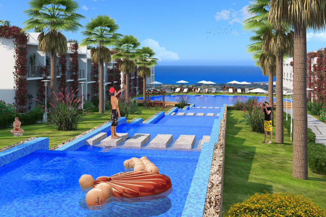 New project in Northern Cyprus elite class apartment floor plan 35 m2 - Umbrella Group - Photo 10