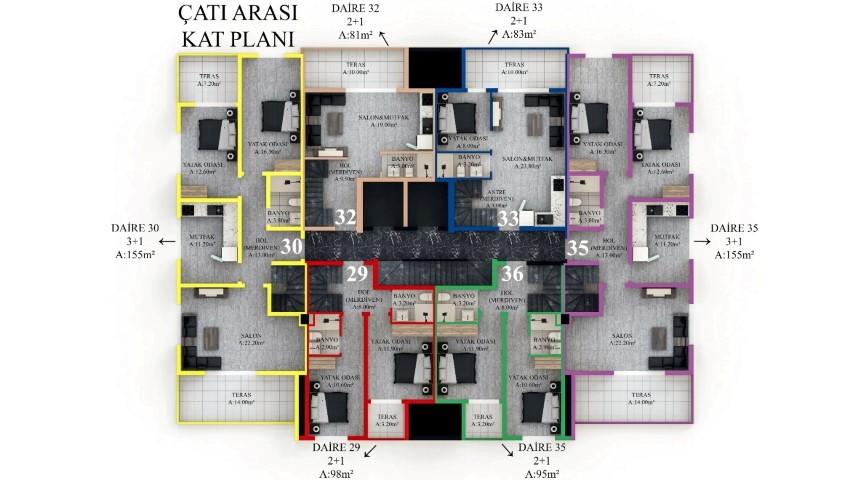 New residential complex in Gazipash, with 1+1, 2+1 apartments - Umbrella Group - Photo 28