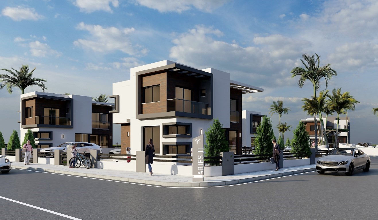 Design of new villas in Northern Cyprus with 3+1 apartments with a floor area of 195 m2, district of Iskele - Umbrella Group - Photo 5