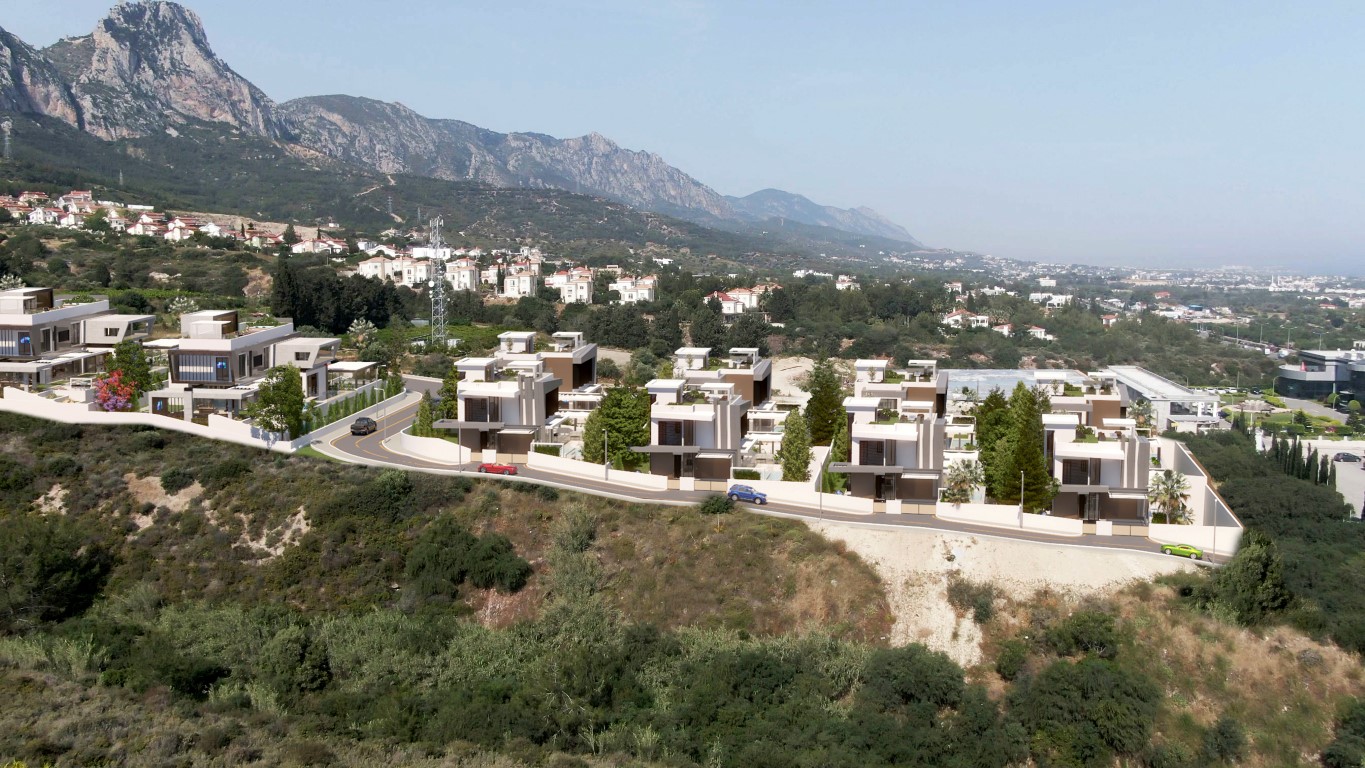 Villa complex with private pool in Northern Cyprus, Kirenia, with an area of 558 to 970 sq. m - Umbrella Group - Photo 2