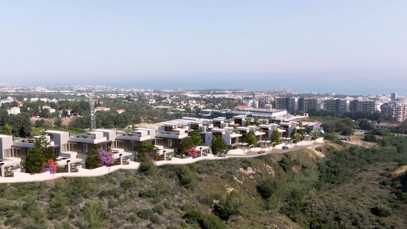 Villa complex with private pool in Northern Cyprus, Kirenia, with an area of 558 to 970 sq. m - Umbrella Group