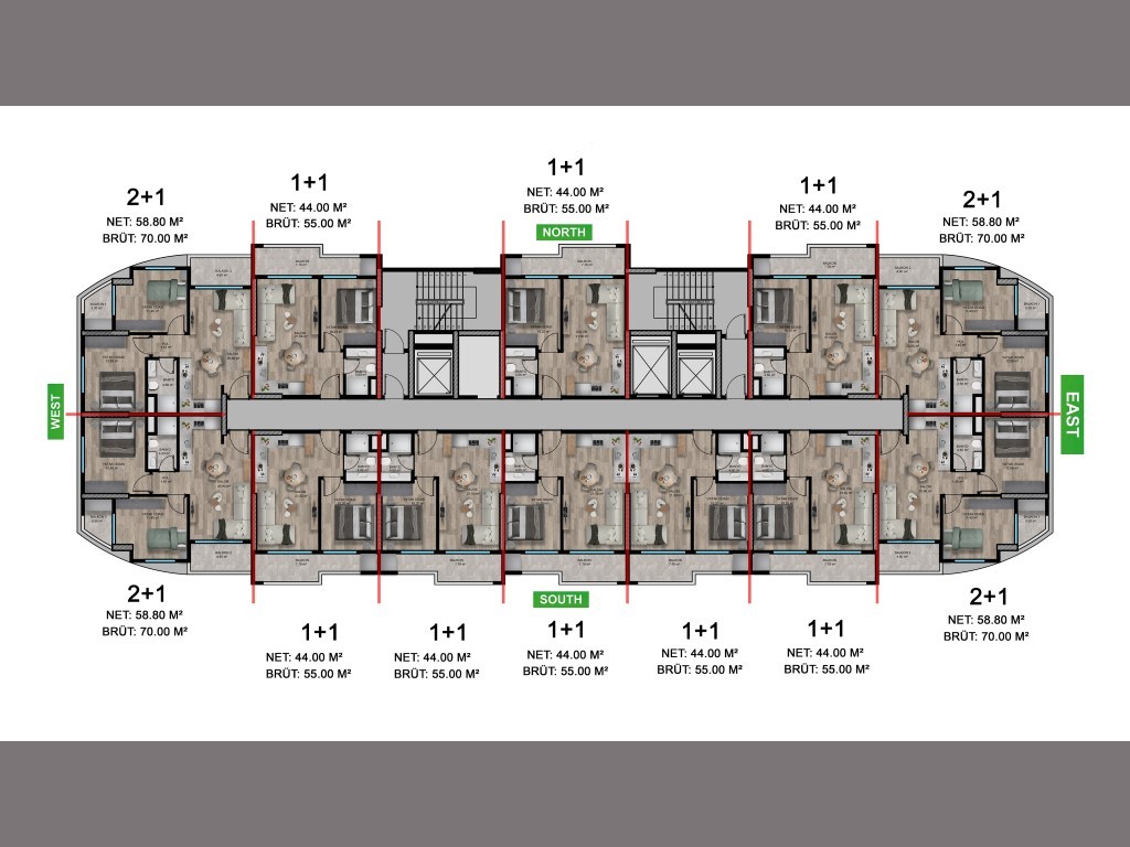 New cosy residential complex in the Teje area, apartments 1+1, 2+1 - Umbrella Group - Photo 13