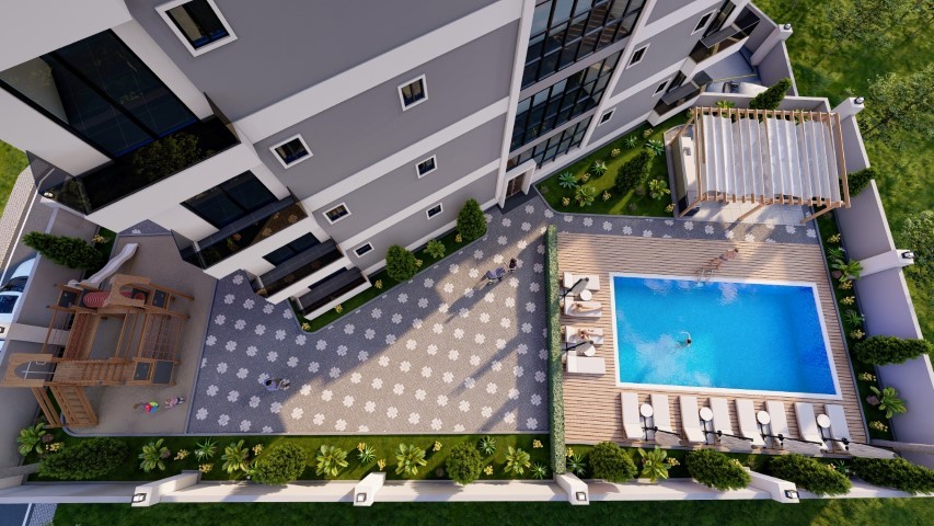 New project of residential complex in Alanya, Jikjilli district, different types - 1+1, 2+1 and 3+1 - Umbrella Group - Photo 7