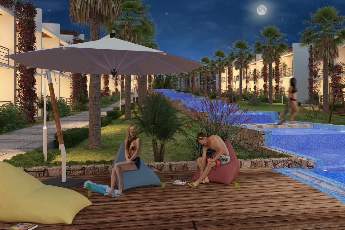 New project in Northern Cyprus elite class apartment floor plan 35 m2 - Umbrella Group - Photo 12