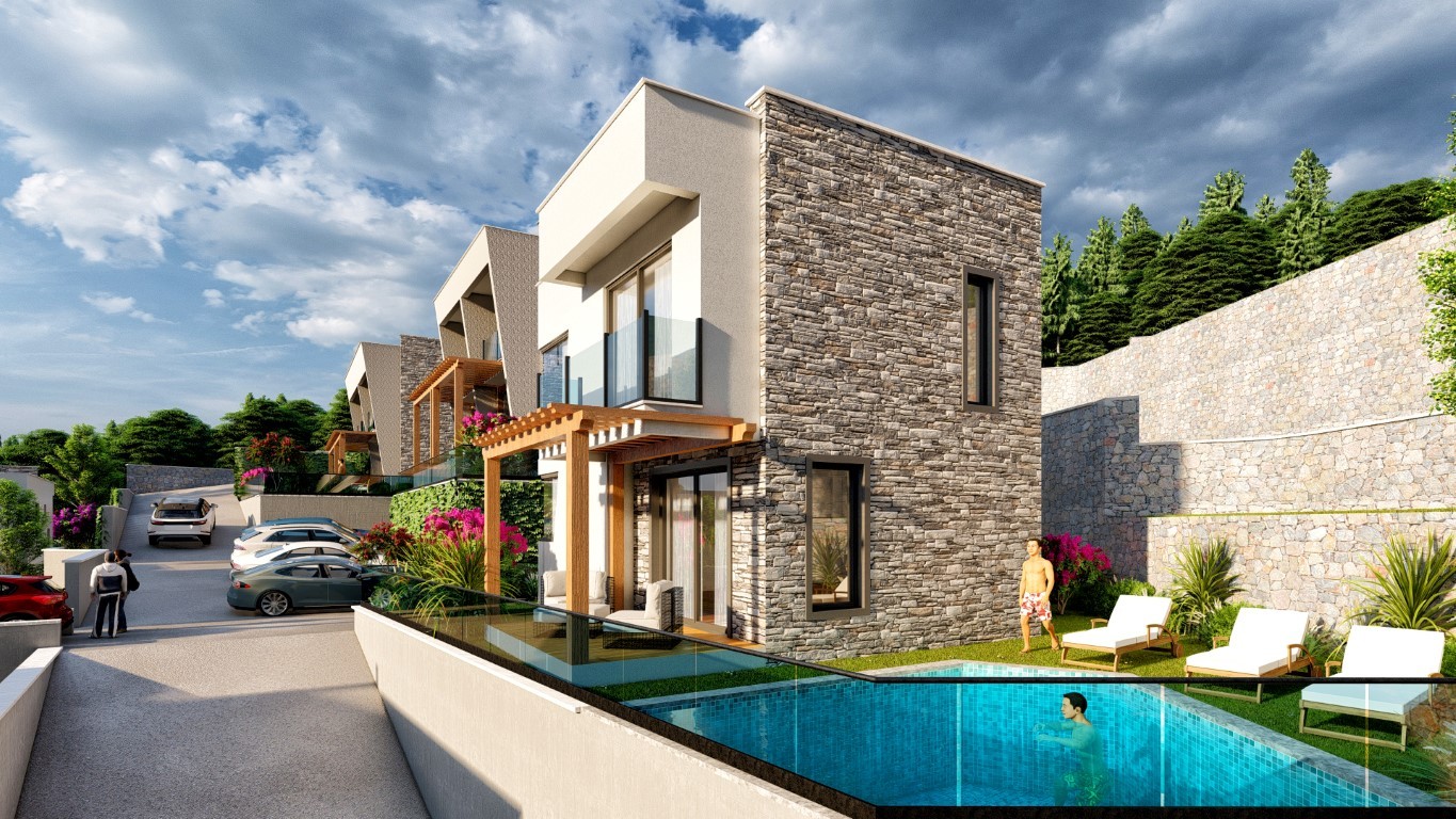 Complex villas planning 2+1, 3+1, 4+1 in Bodrum, with own pool - Umbrella Group - Photo 10