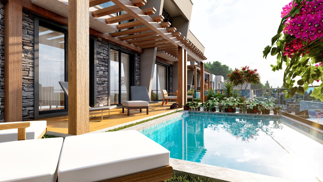 Complex villas planning 2+1, 3+1, 4+1 in Bodrum, with own pool - Umbrella Group - Photo 12