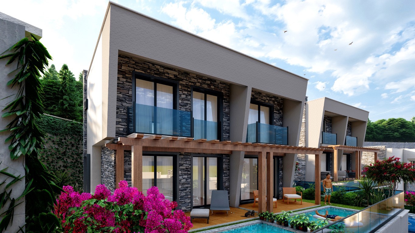 Complex villas planning 2+1, 3+1, 4+1 in Bodrum, with own pool - Umbrella Group - Photo 13