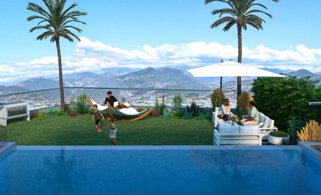 Villa complex 4+1 in Gazipasa with own swimming pool and mountain view - Umbrella Group - Photo 5