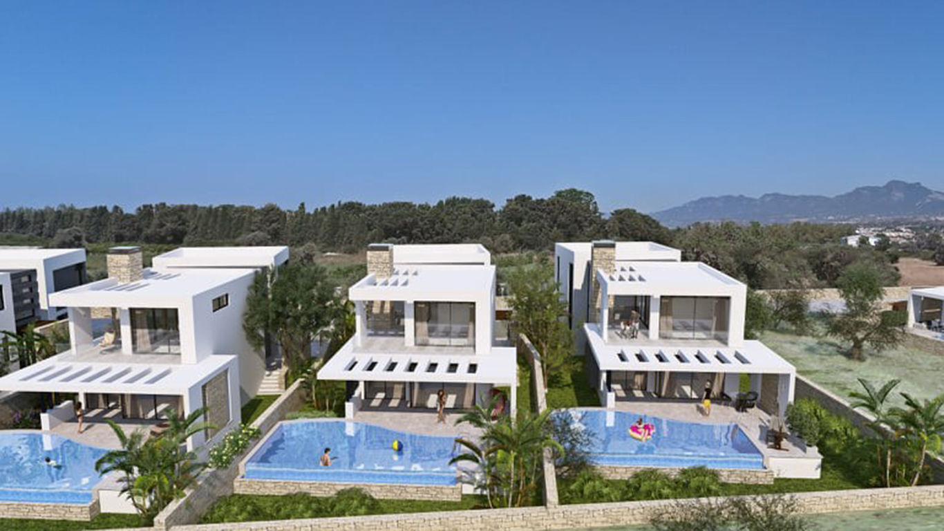 Villa complex with private pool in Northern Cyprus, 500 m from the beach - Umbrella Group - Photo 4