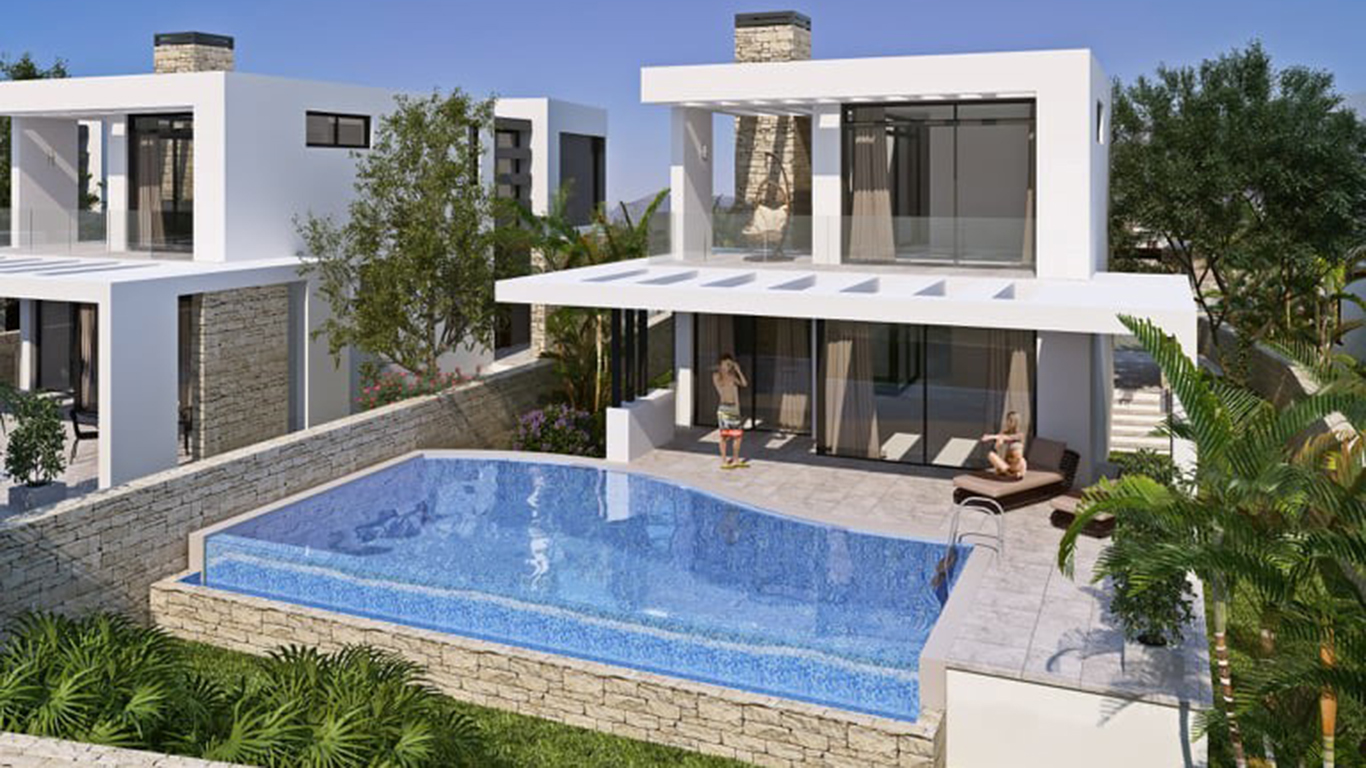 Villa complex with private pool in Northern Cyprus, 500 m from the beach - Umbrella Group - Photo 7