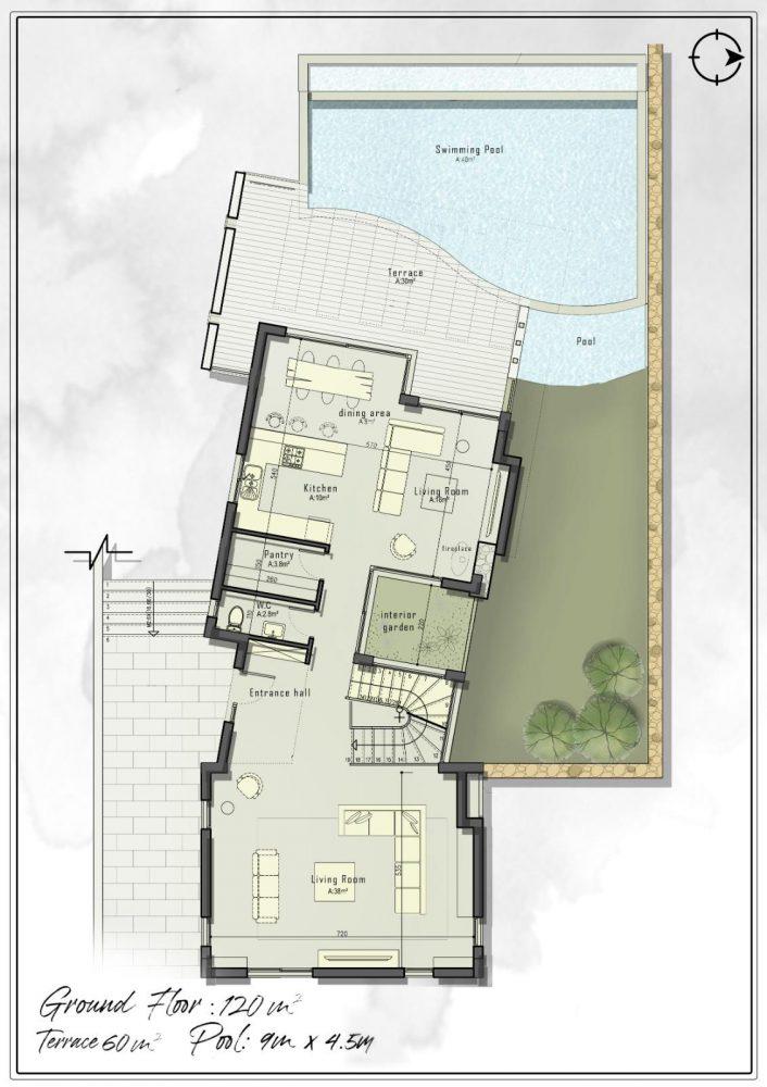 Villa complex with private pool in Northern Cyprus, 500 m from the beach - Umbrella Group - Photo 9