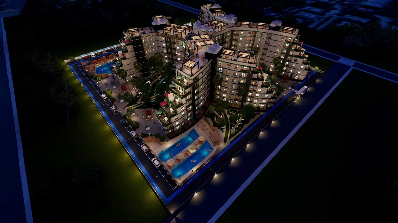Project of a modern residential complex in the city of Antalya, Kepez district - Umbrella Group - Photo 3
