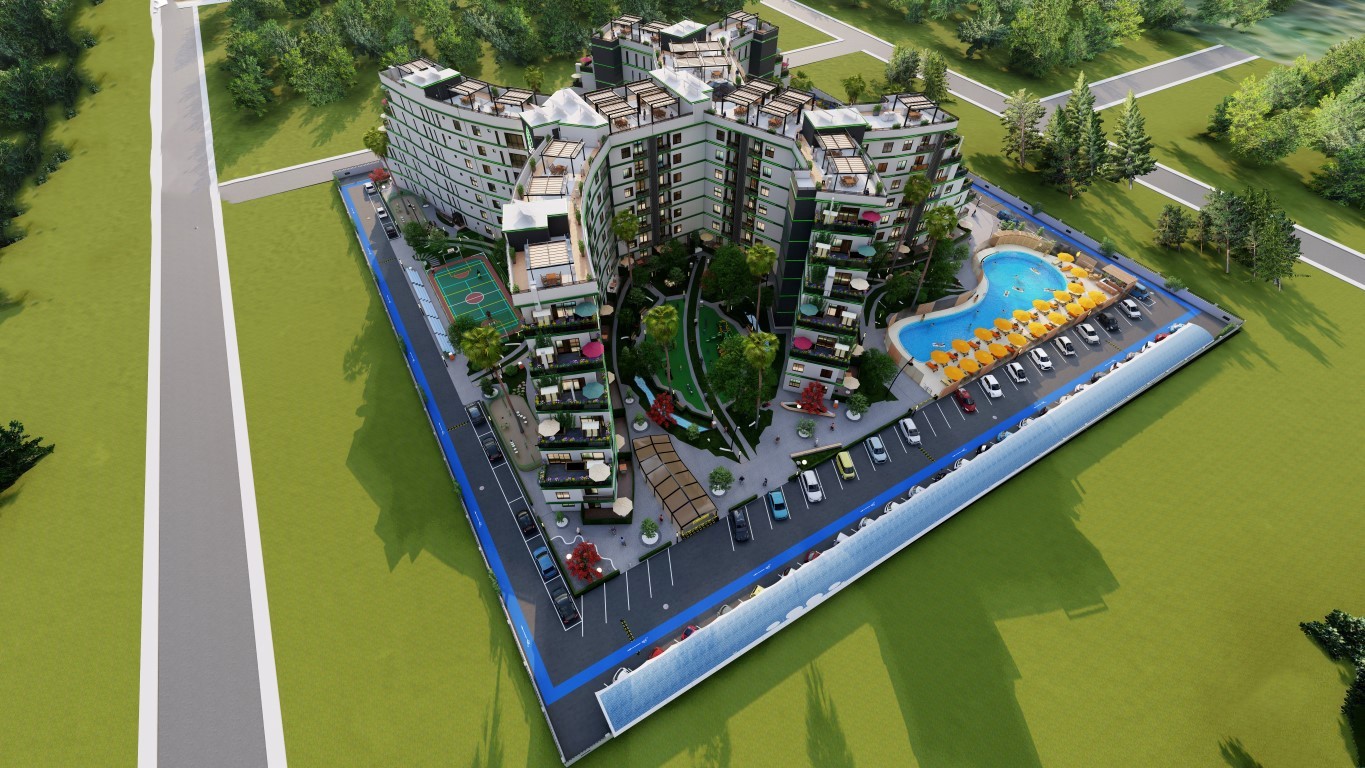 Project of a modern residential complex in the city of Antalya, Kepez district - Umbrella Group - Photo 5
