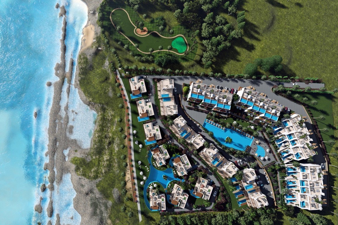 Villa complex located in Kyrenia, on the coast of the Mediterranean Sea - Umbrella Group