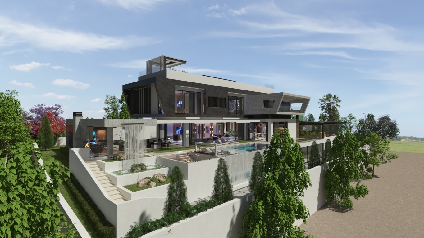 Villa complex with private pool in Northern Cyprus, Kirenia, with an area of 558 to 970 sq. m - Umbrella Group - Photo 3