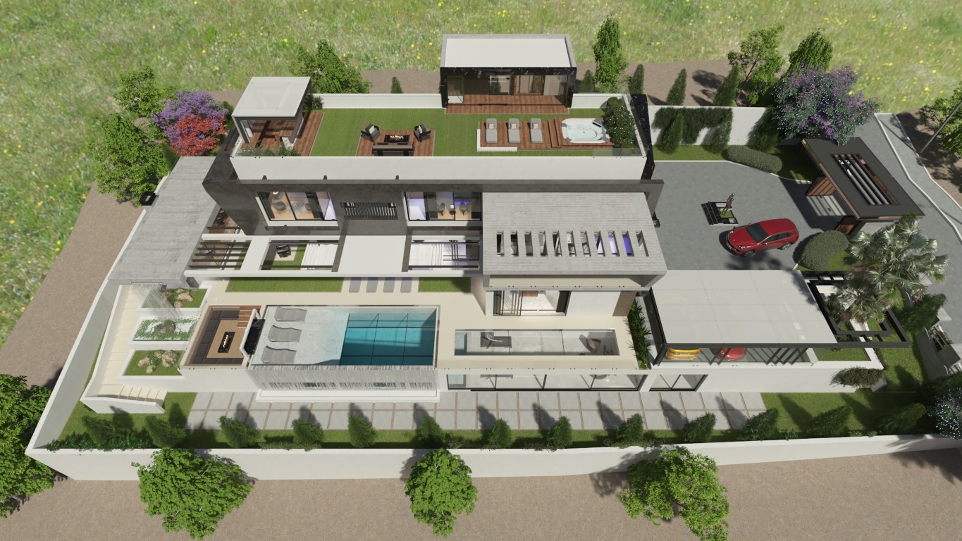 Villa complex with private pool in Northern Cyprus, Kirenia, with an area of 558 to 970 sq. m - Umbrella Group - Photo 5