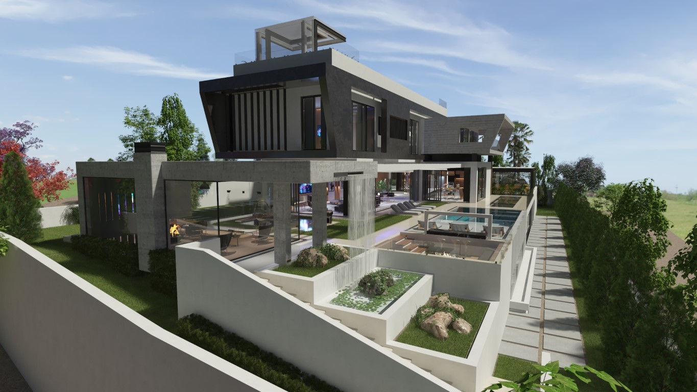 Villa complex with private pool in Northern Cyprus, Kirenia, with an area of 558 to 970 sq. m - Umbrella Group - Photo 4