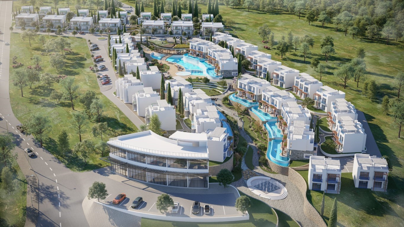 New modern apartment and villa project in Northern Cyprus, Kyrenia - Umbrella Group