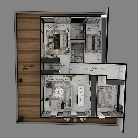 New elite-class project with diverse layouts, in the Kargyjak area - Umbrella Group - Photo 32