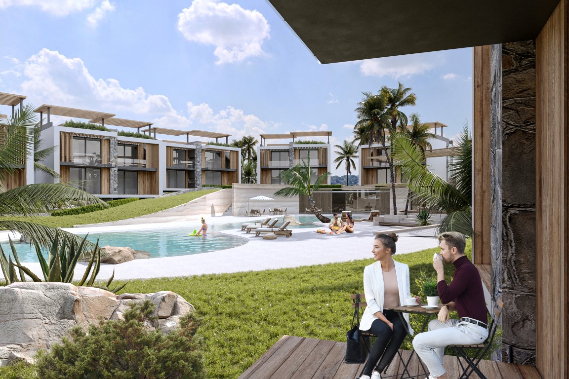New project of villas and apartments in Northern Cyprus with sea view, Kyrenia town - Umbrella Group - Photo 13
